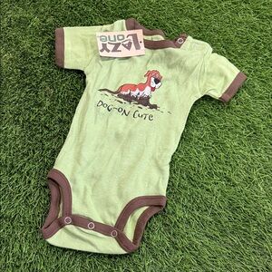 Lazy One Bodysuit - Dog on cute